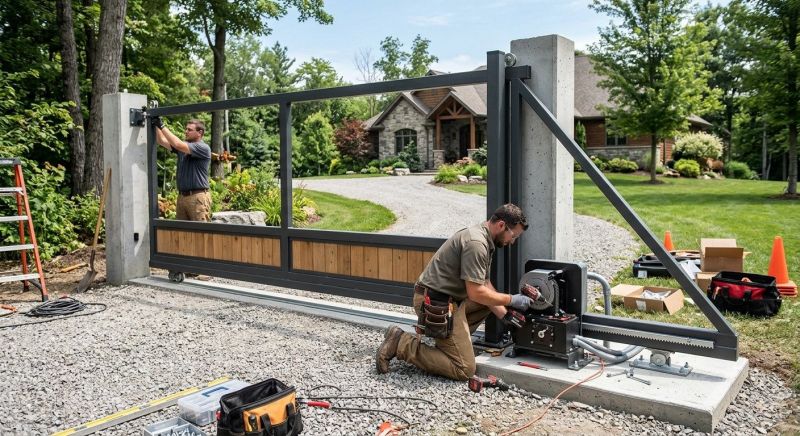 Automatic Gate Installation in Naperville, IL