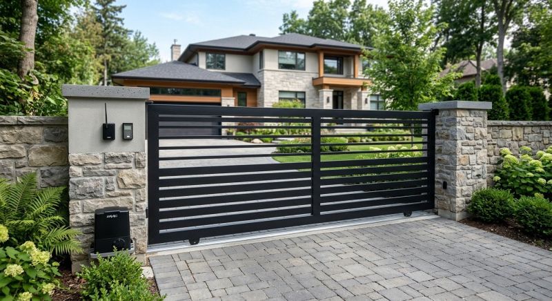 Driveway Fence Installation in Alpharetta, GA