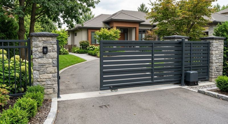Driveway Fence Installation in Rockville, MD