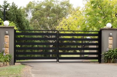 Precision Fitting of Driveway Gate