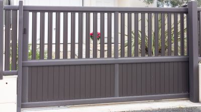 Attractive Metal Driveway Gate
