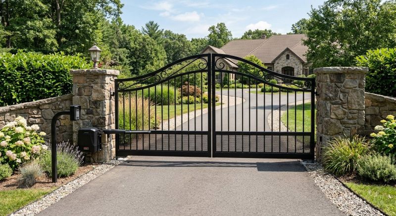 Driveway Gate Installation in Plano, TX