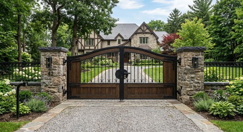 Entrance Gate Installation in Cary, NC