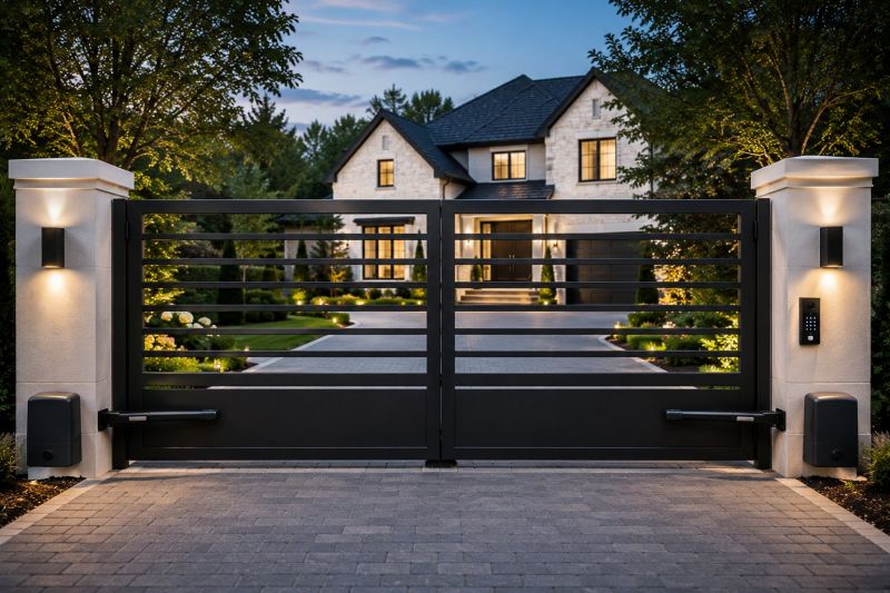 Motorized Gate Installation in Alpharetta, GA