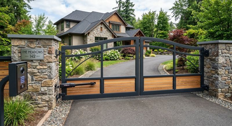 Motorized Gate Installation in Littleton, CO