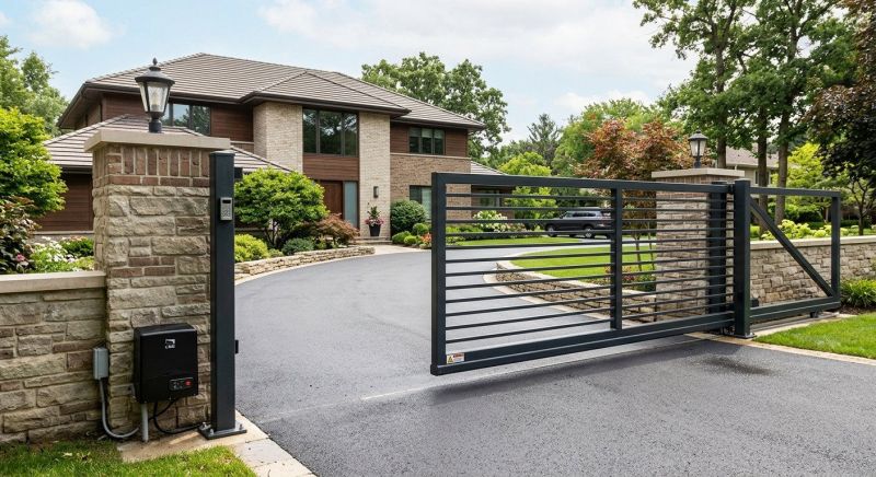 Motorized Gate Installation in Plano, TX