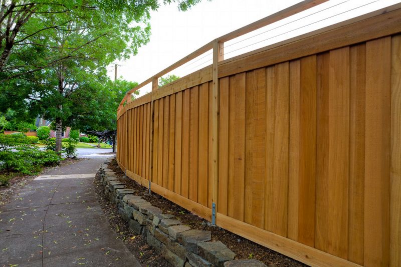 Wooden Dog Fence Installation in Pearland, TX