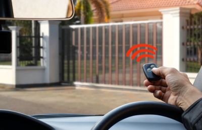 Use a Remote to Open Your Electric Gate!